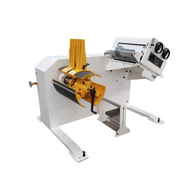 Automatic 2 in 1 Compact Decoiler & Straightener Machine For Coil Feeding Production Line
